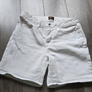 Lee Women's White Denim Shorts